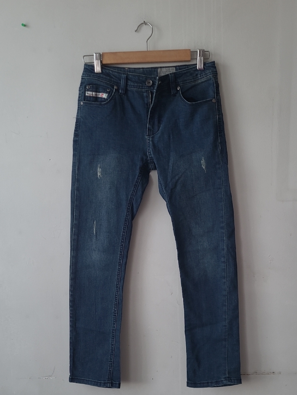 Diesel Kids Slim Straight Jeans in Dark Blue. New Without Tag